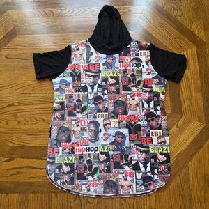 Graphic Hip Hop Hoodie T-Shirt